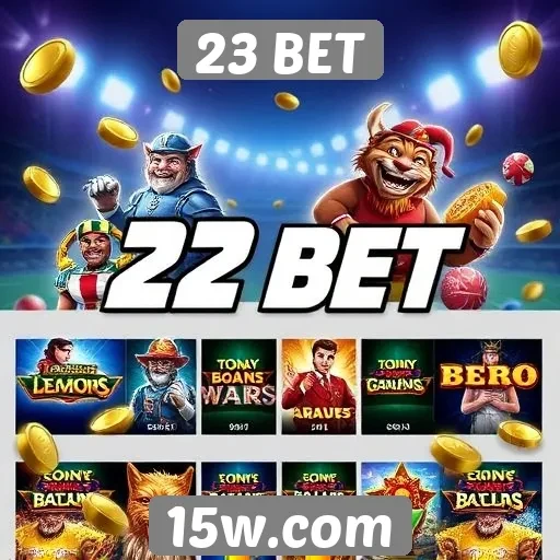 Opções de jogos disponíveis no 23 BET