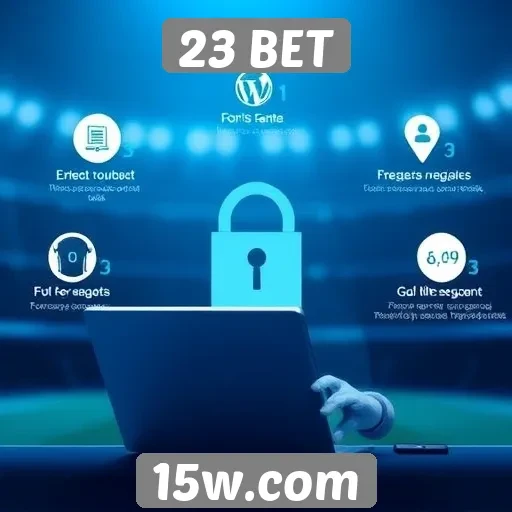 Recursos de segurança no site 23 BET